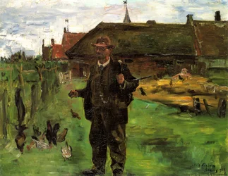Porträt des Malers Paul Baum in Sluis